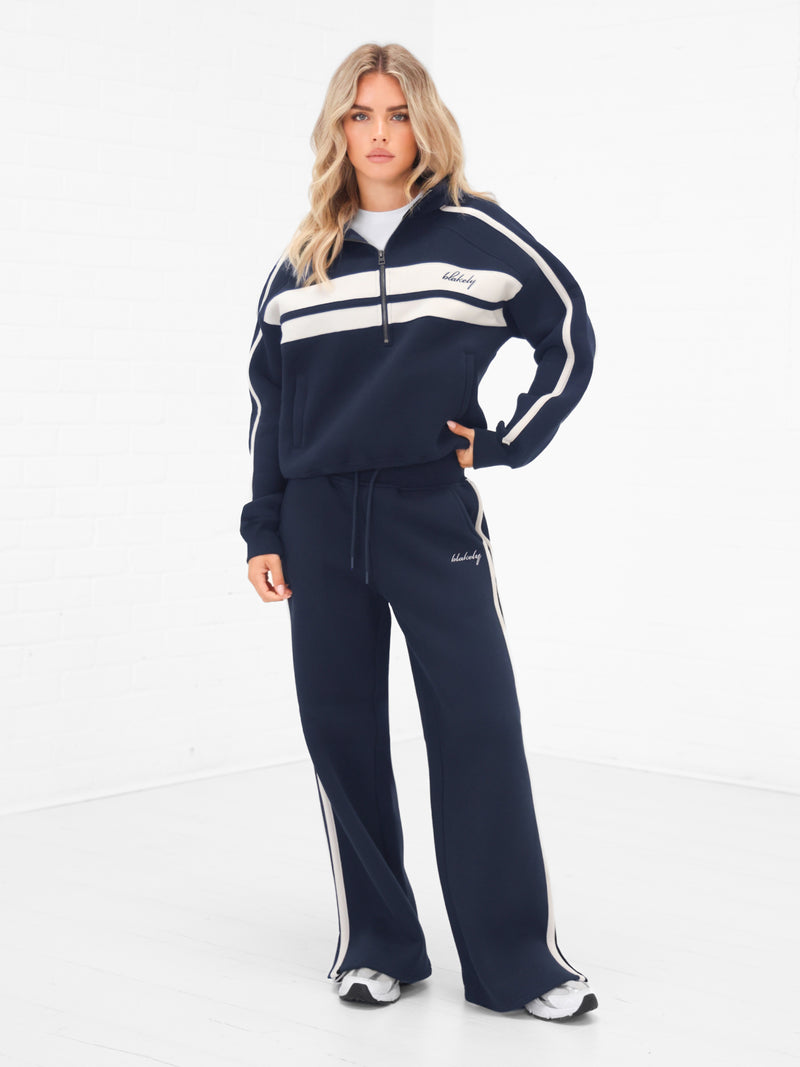 Yasmin 1/4 Zip Hoodie - True Navy