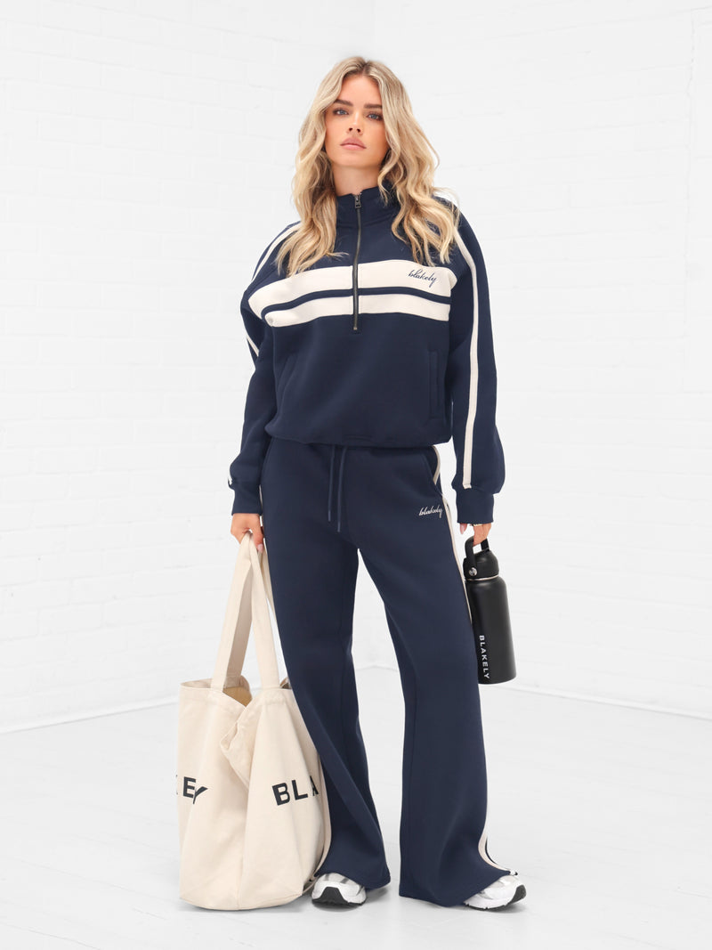 Yasmin 1/4 Zip Hoodie - True Navy