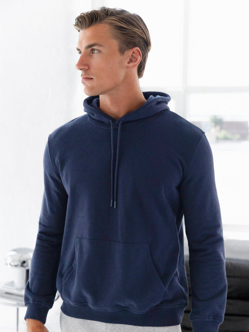 Blakely Basic Fitted Hoodie - Dark Navy