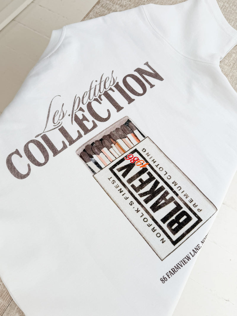 Mylo Matchbox Print Relaxed T-Shirt - White & Brown