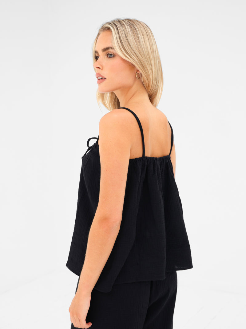 Mila Cami Top - Black