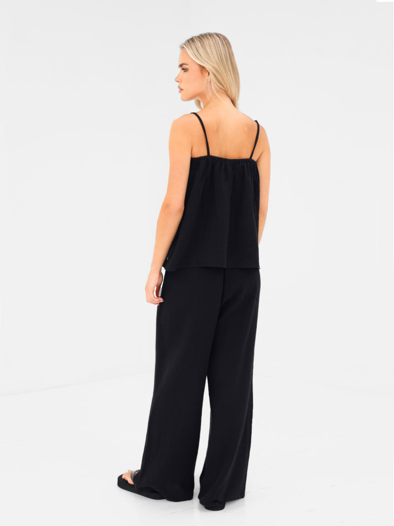 Mila Cami Top - Black