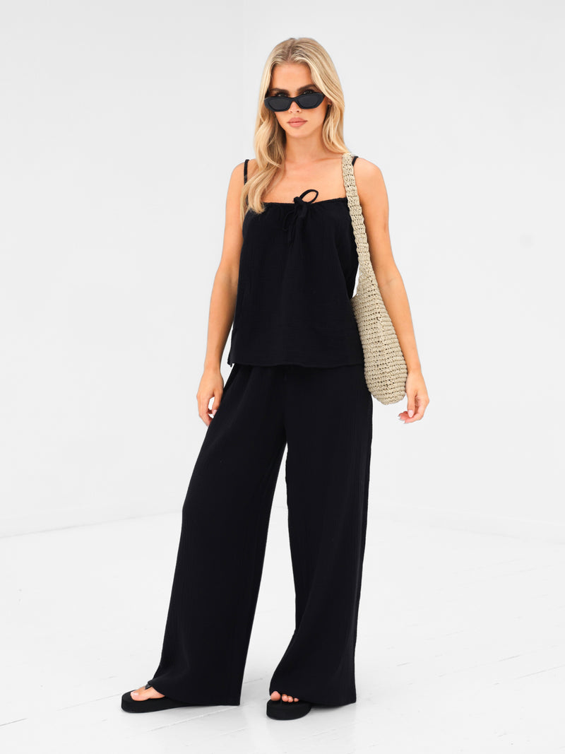 Mila Cami Top - Black