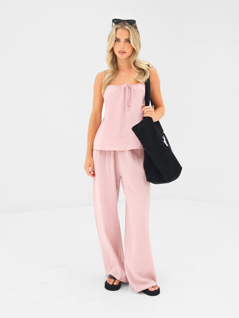 Mila Cami Top - Light Rose