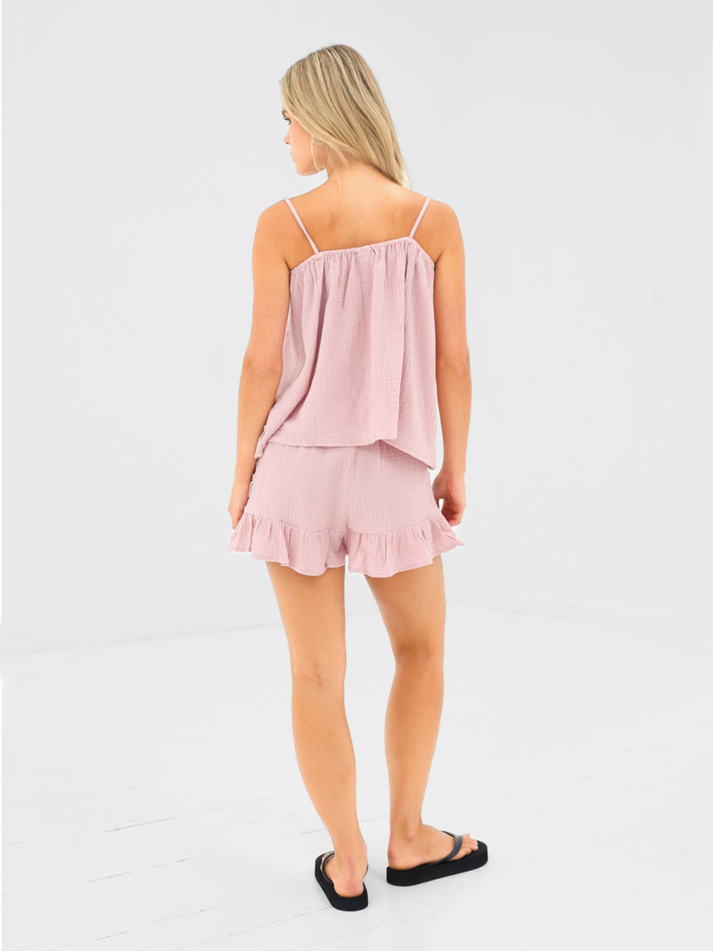Mila Cami Top - Light Rose