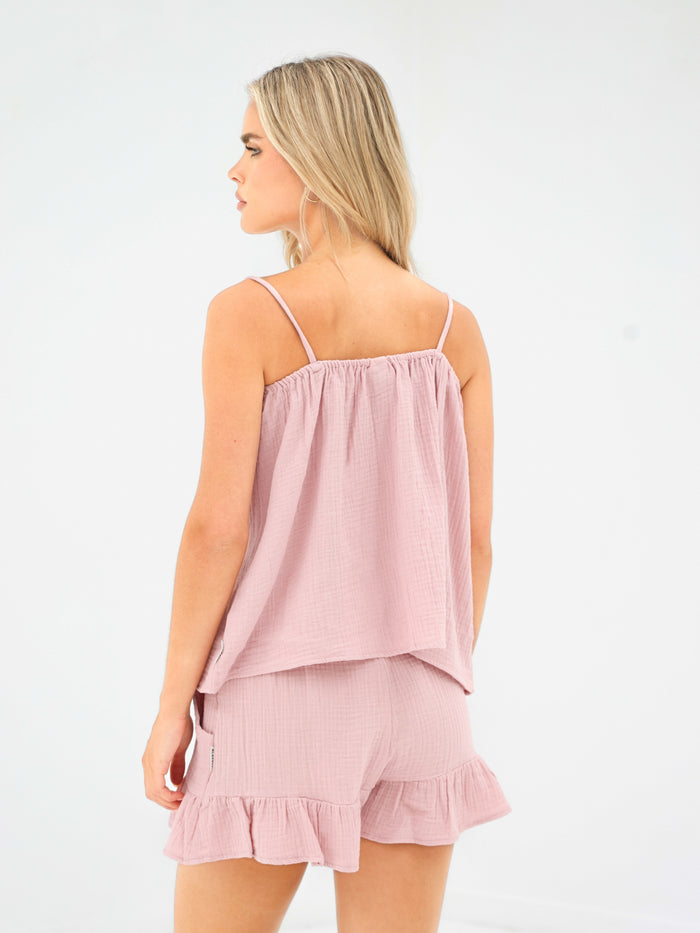 Mila Cami Top - Light Rose