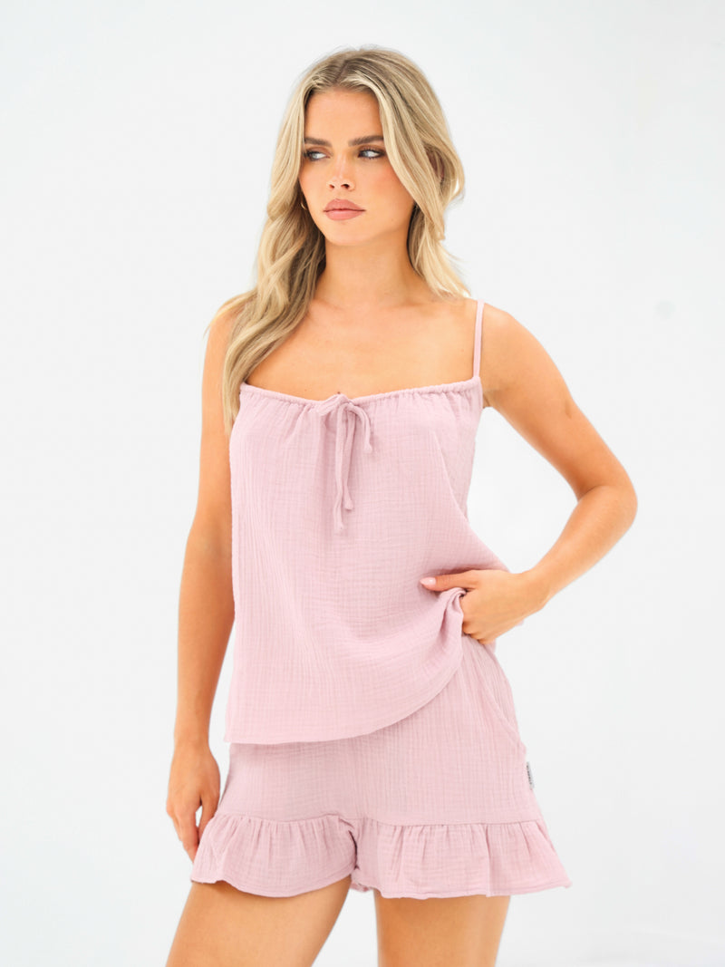 Mila Cami Top - Light Rose