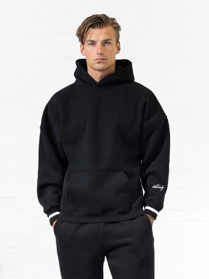 Abel Relaxed Hoodie - Black