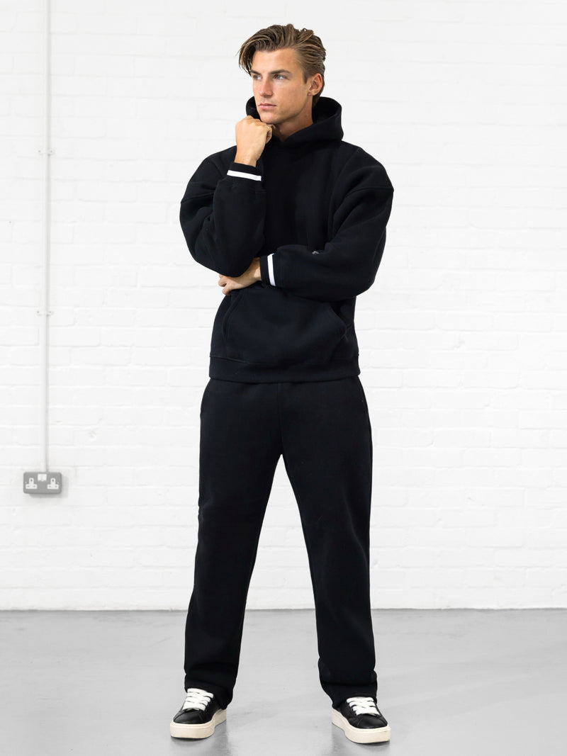Abel Relaxed Hoodie - Black