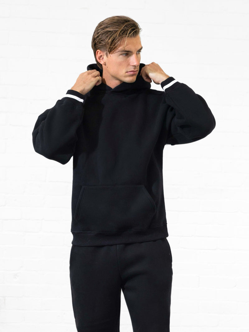 Abel Relaxed Hoodie - Black