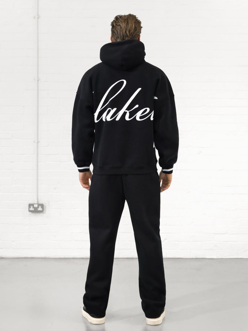 Abel Relaxed Hoodie - Black