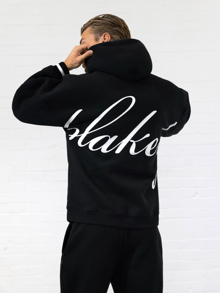 Abel Relaxed Hoodie - Black