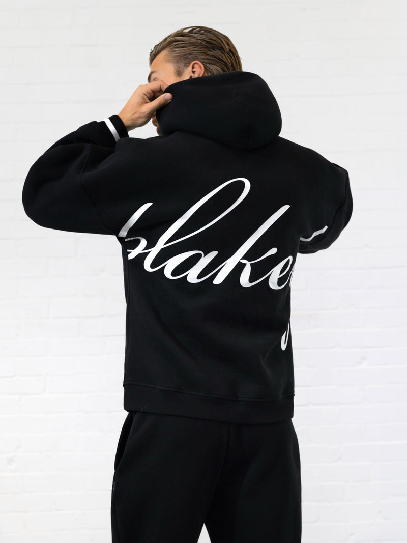 Abel Relaxed Hoodie - Black