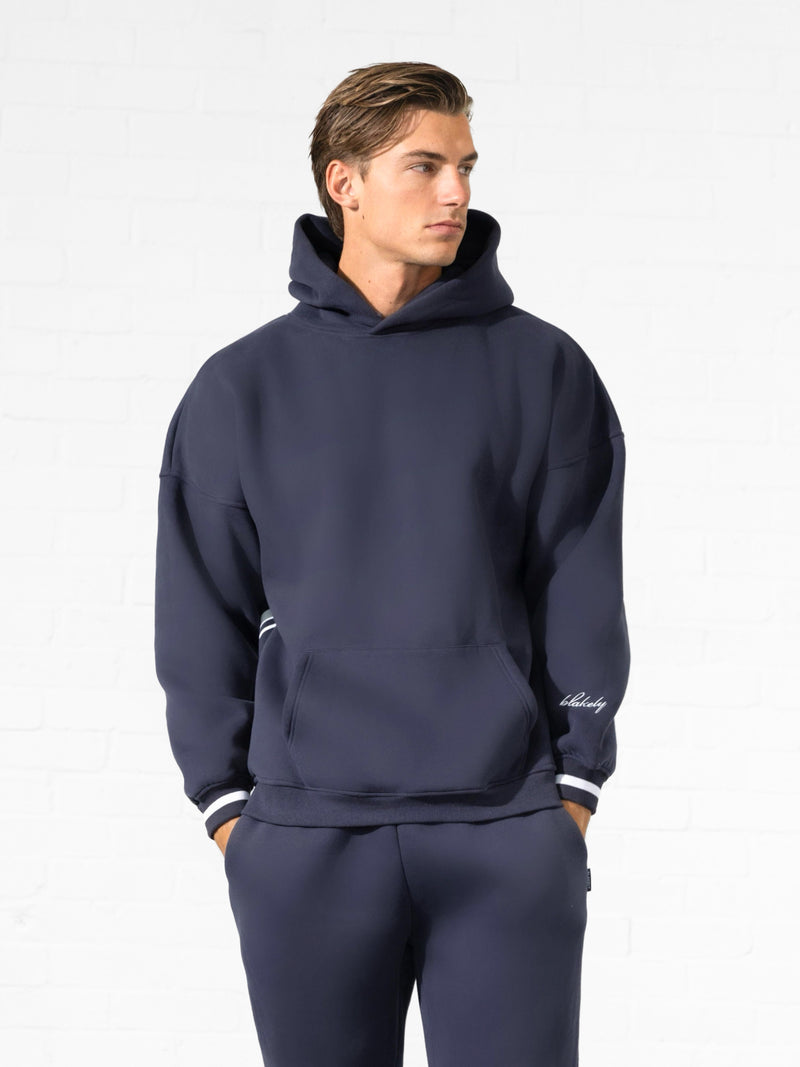 Abel Relaxed Hoodie - True Navy