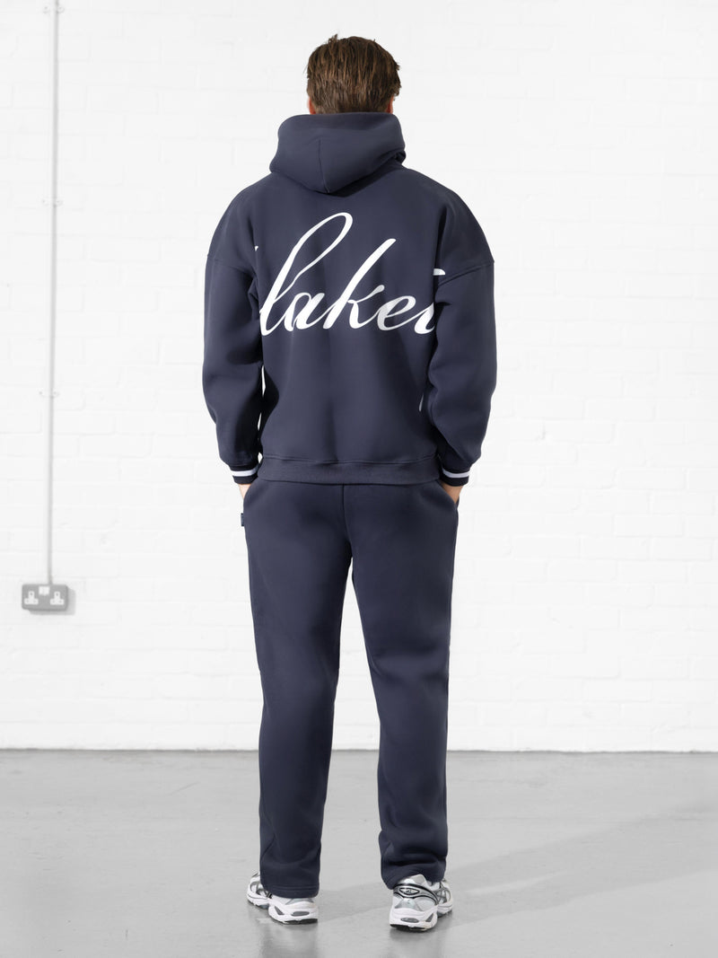 Abel Relaxed Hoodie - True Navy