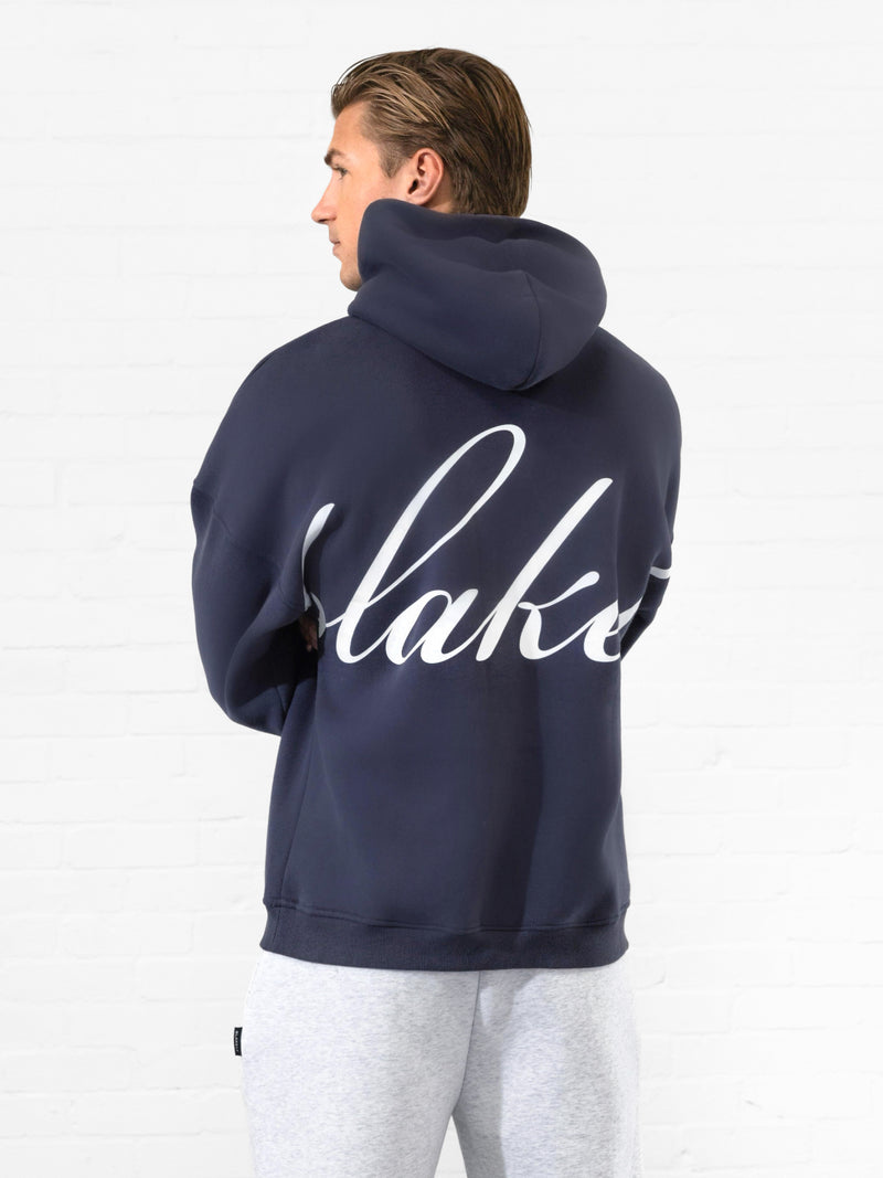 Abel Relaxed Hoodie - True Navy