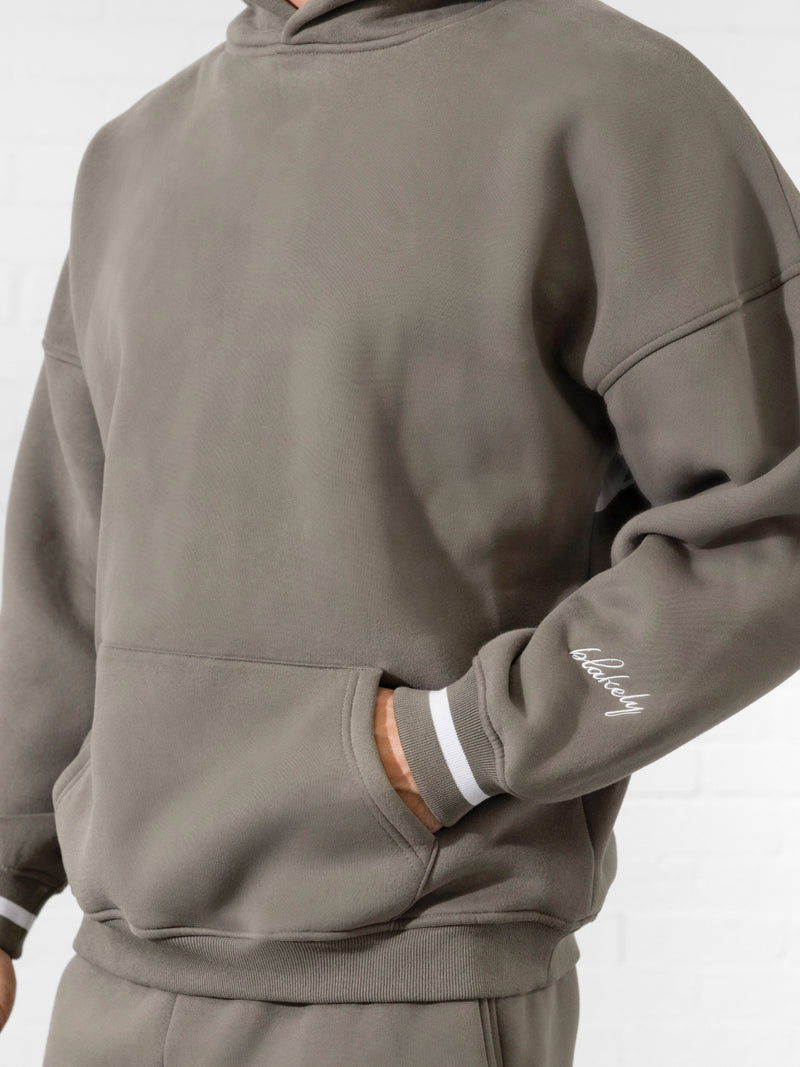 Abel Relaxed Hoodie - Safari Green