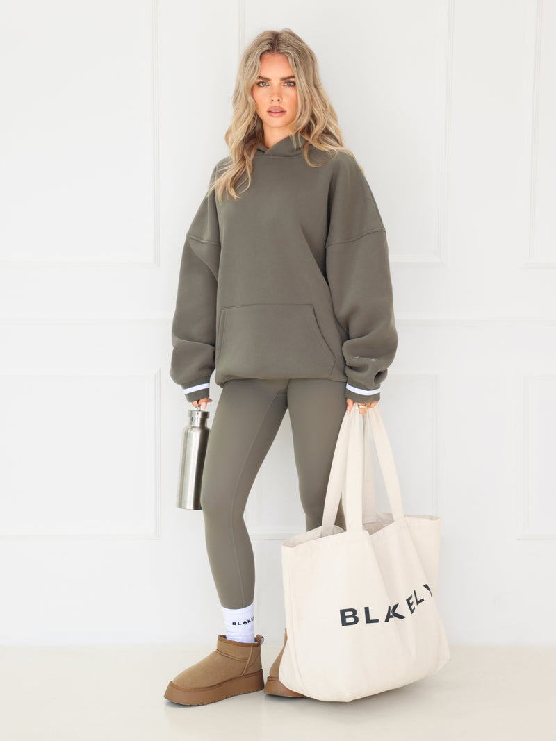 Margot Oversized Hoodie - Safari Green
