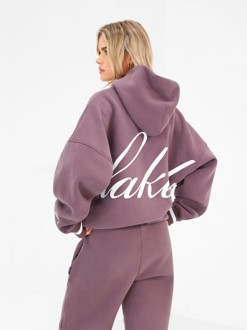 Margot Oversized Hoodie - Washed Plum