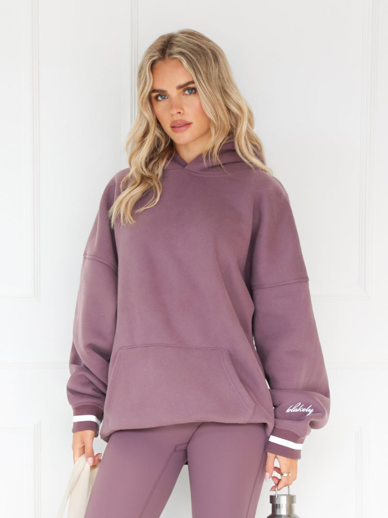 Margot Oversized Hoodie - Washed Plum