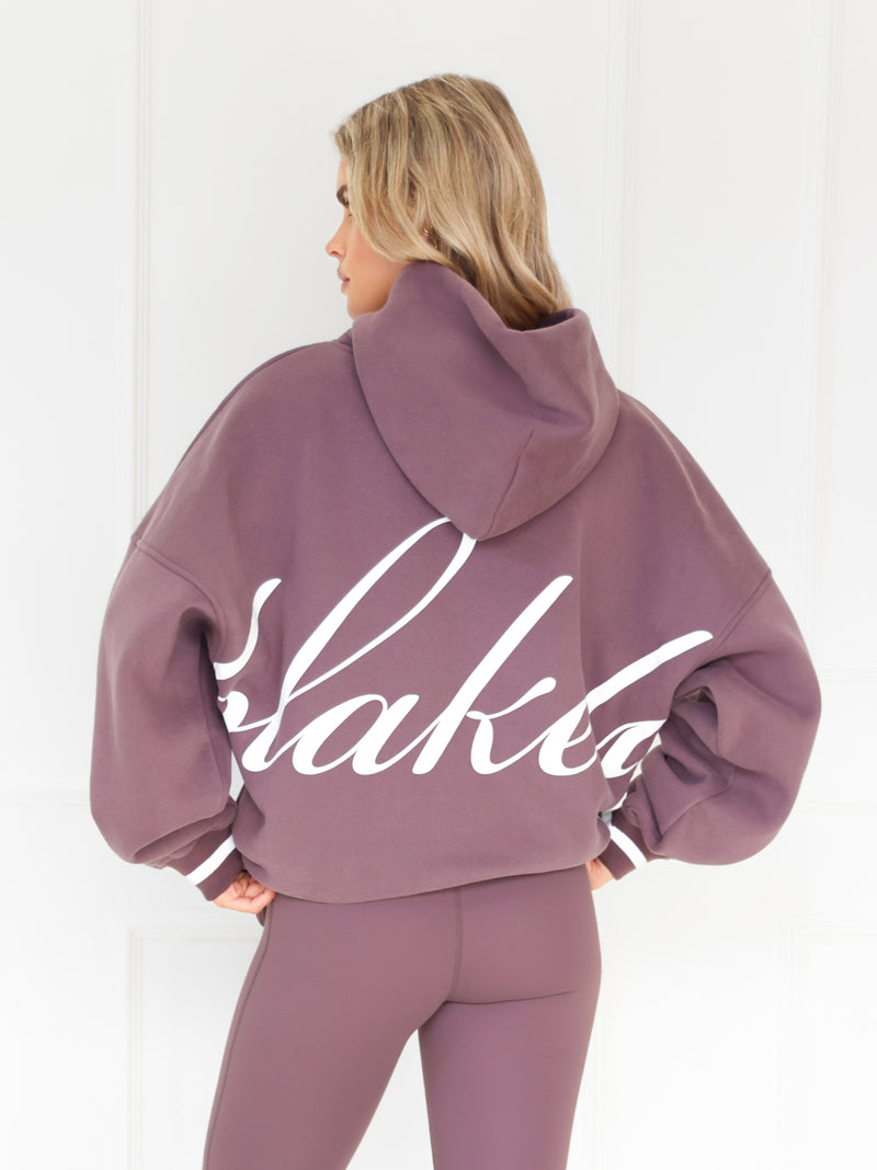 Margot Oversized Hoodie - Washed Plum