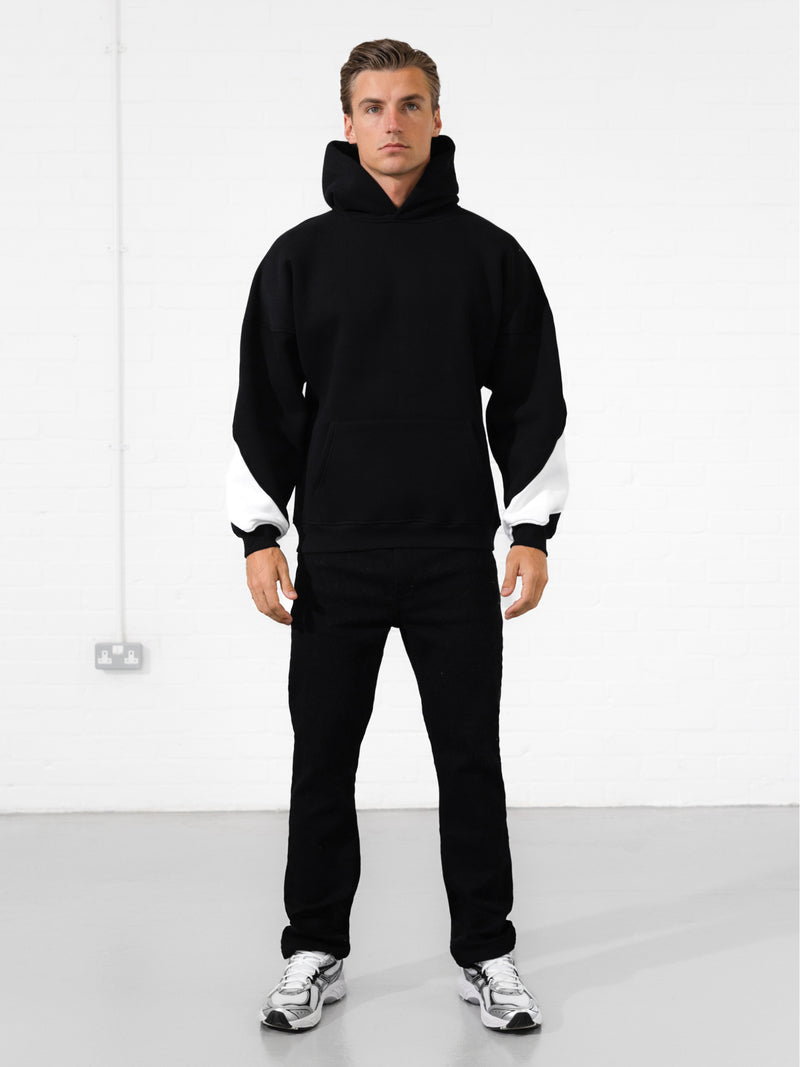Caleb Relaxed Hoodie - Black