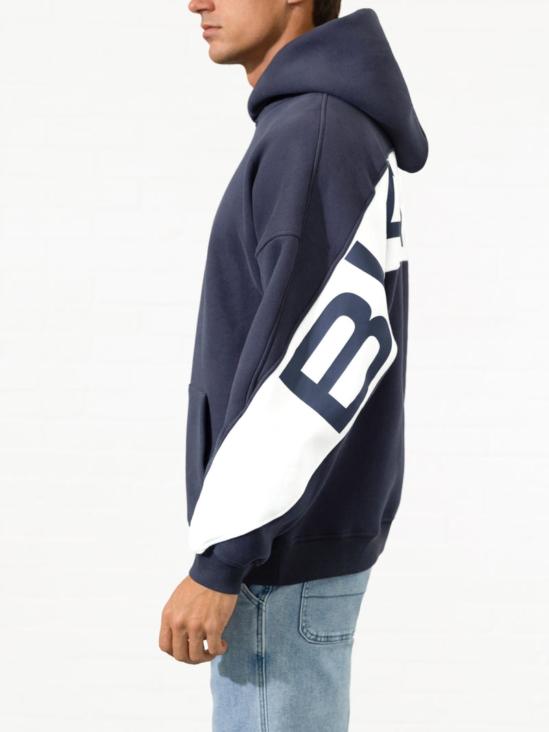 Caleb Relaxed Hoodie - True Navy