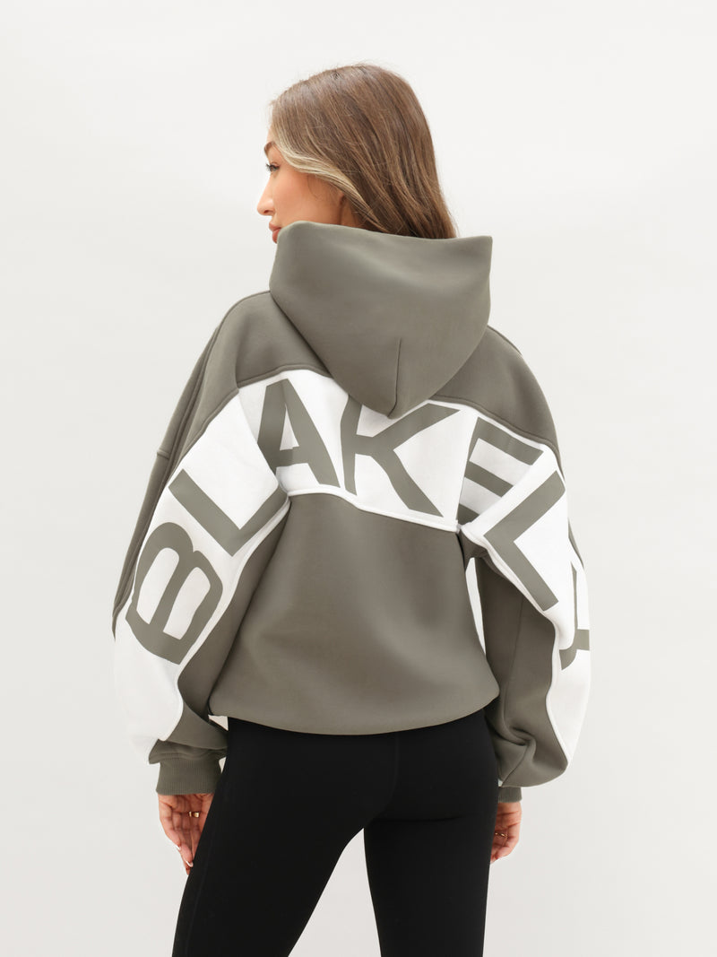 Indy Oversized Hoodie - Safari Green
