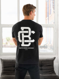 Monogram Relaxed T-Shirt - Black