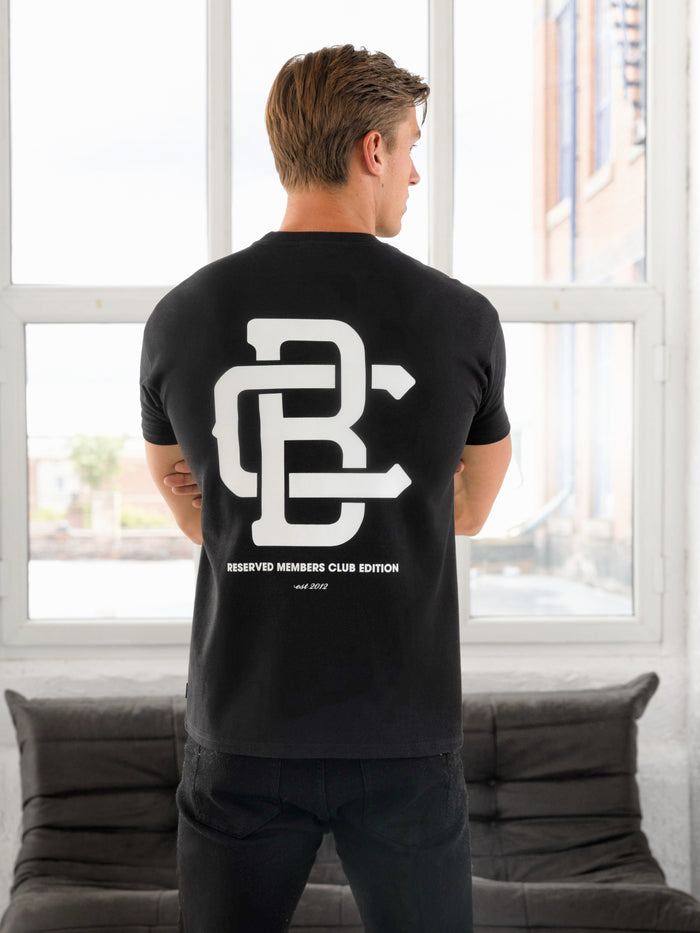 Monogram Relaxed T-Shirt - Black
