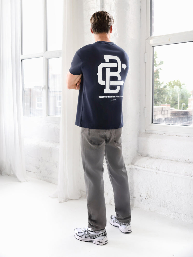 Monogram Relaxed T-Shirt - True Navy