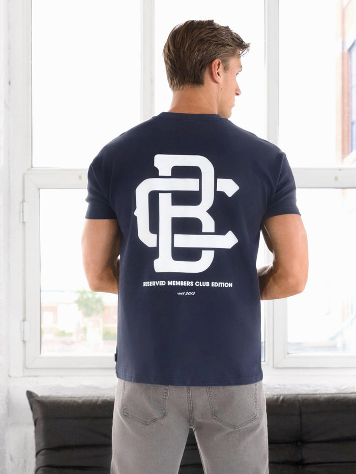 Monogram Relaxed T-Shirt - True Navy