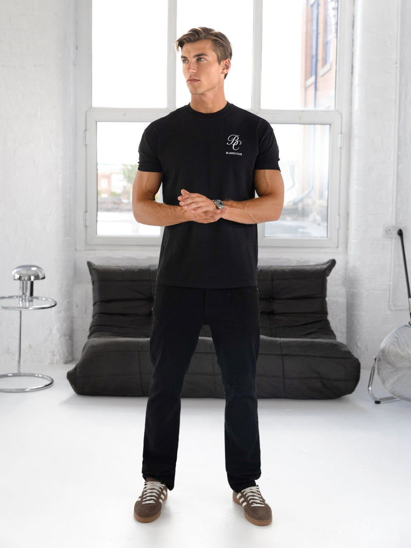 Blakely Club Relaxed T-Shirt - Black