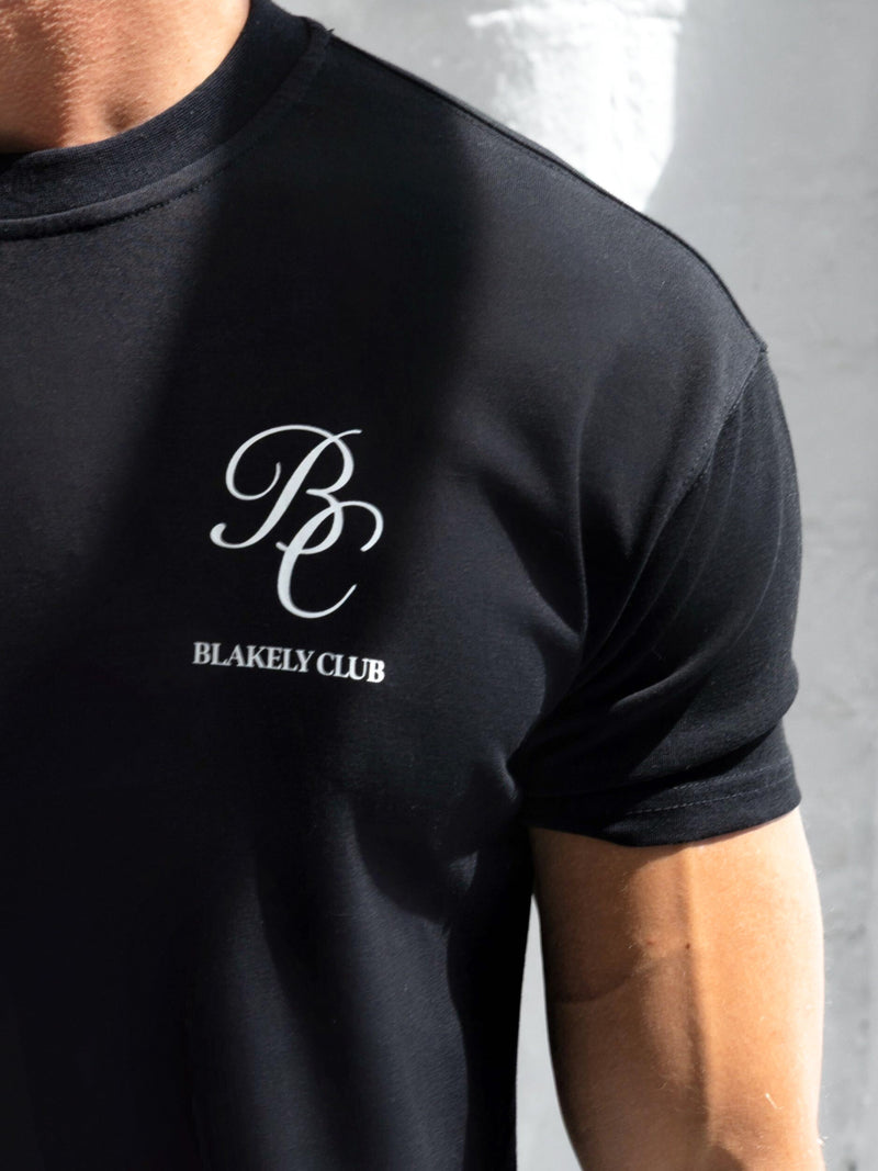 Blakely Club Relaxed T-Shirt - Black