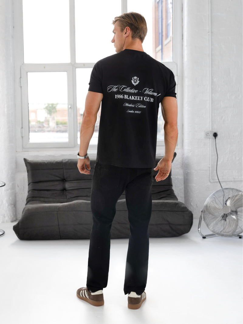Blakely Club Relaxed T-Shirt - Black