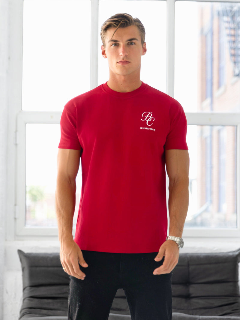 Blakely Club Relaxed T-Shirt - Red