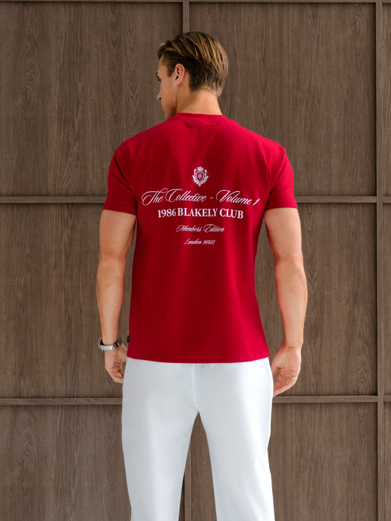 Blakely Club Relaxed T-Shirt - Red