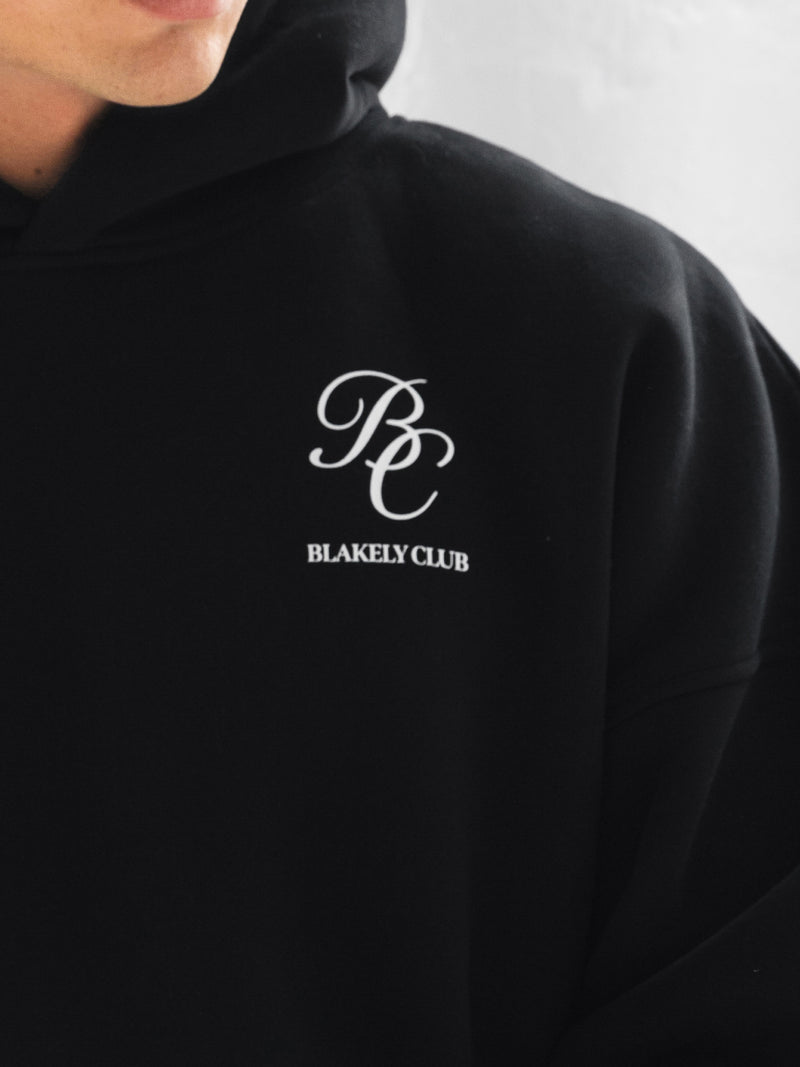 Blakely Club Relaxed Hoodie - Black