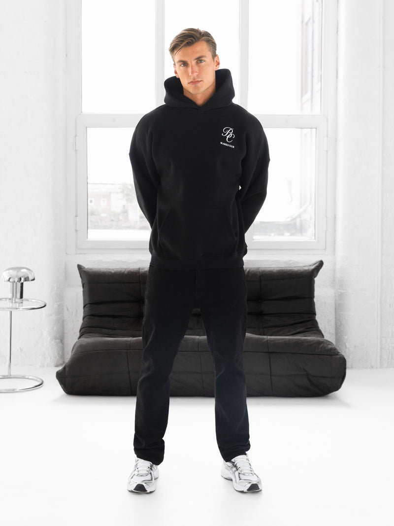 Blakely Club Relaxed Hoodie - Black