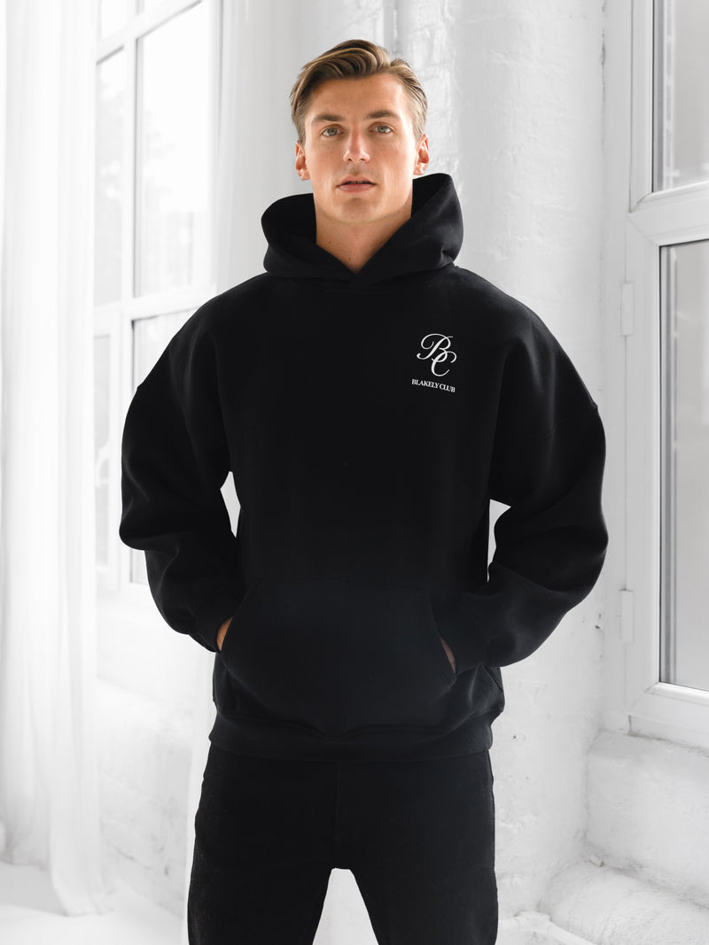 Blakely Club Relaxed Hoodie - Black