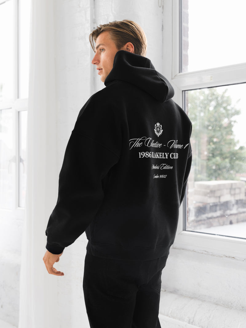 Blakely Club Relaxed Hoodie - Black