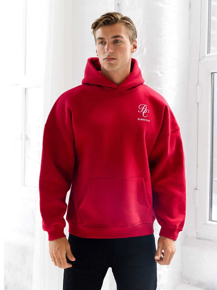 Blakely Club Relaxed Hoodie - Red