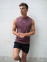 Universal Sleeveless Tee - Burgundy