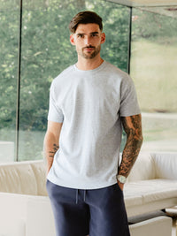Blakely Basic Relaxed T-Shirt - Marl Grey