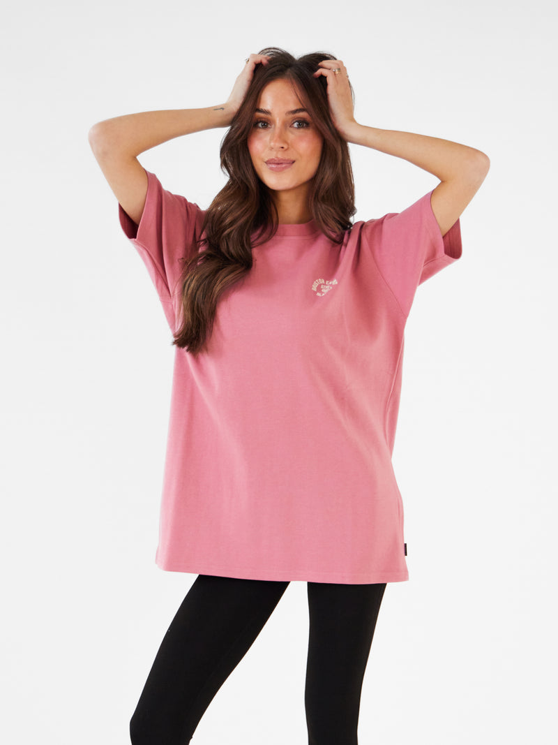 Briston Oversized T-Shirt - Warm Rose