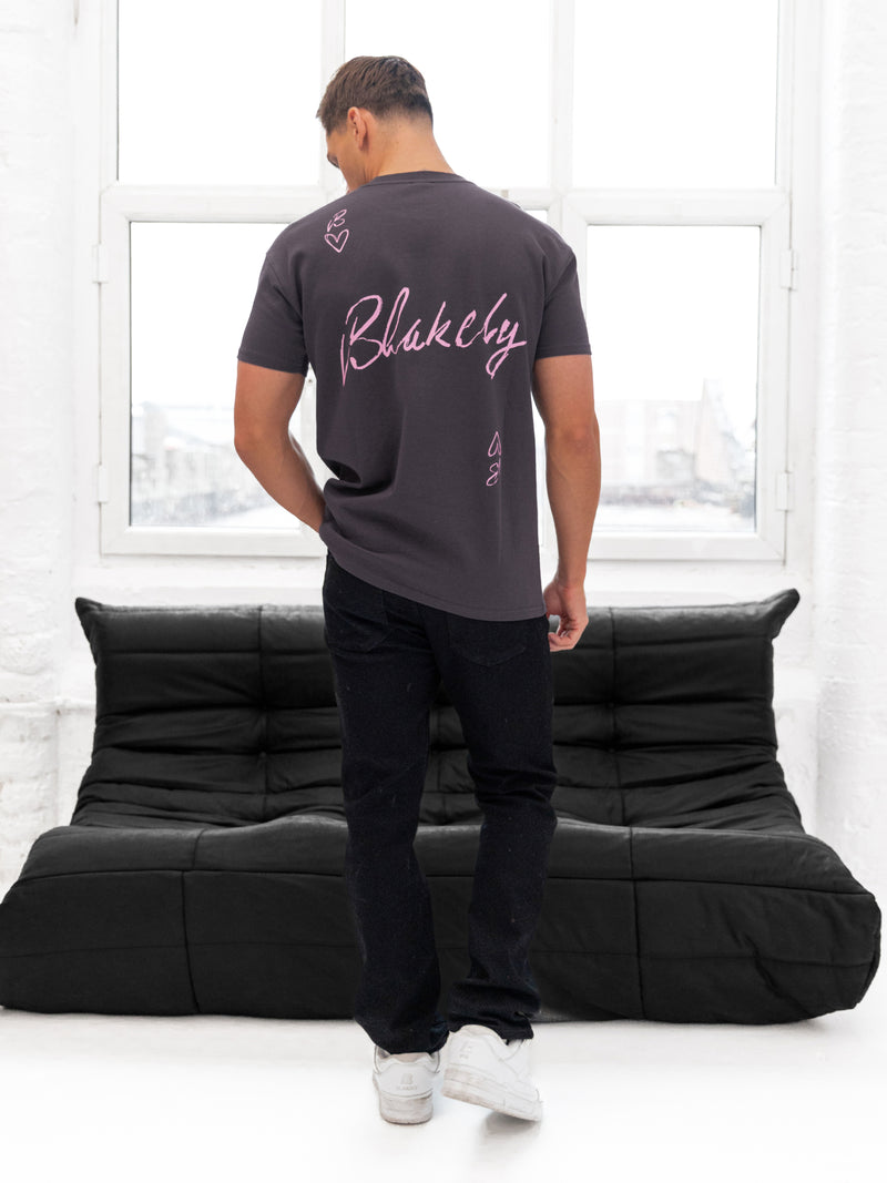 Amos Relaxed T-Shirt - Charcoal