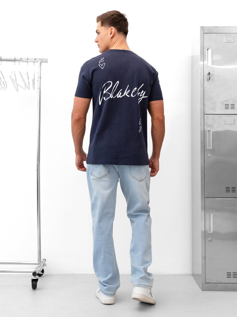 Amos Relaxed T-Shirt - True Navy