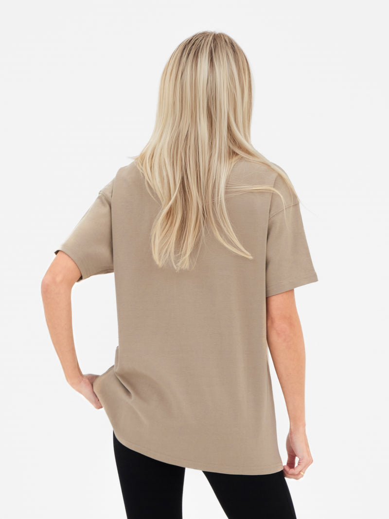 Mira Oversized T-Shirt - Tan