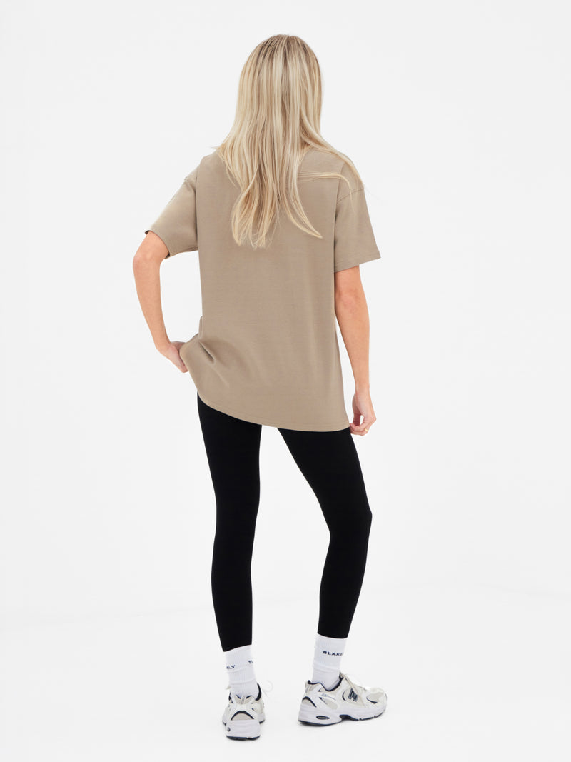 Mira Oversized T-Shirt - Tan