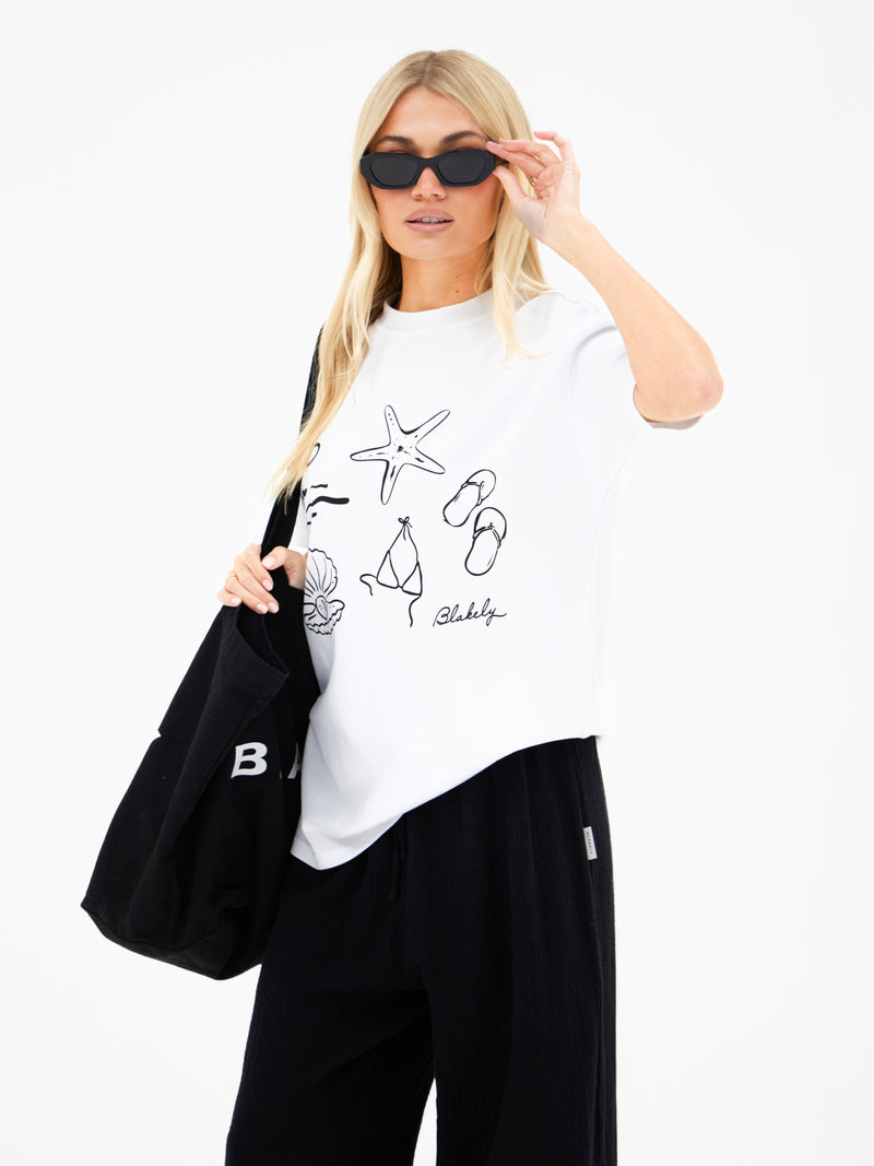 Mira Oversized T-Shirt - White